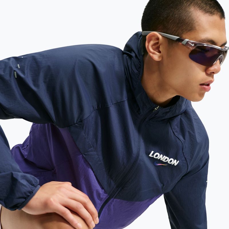 Laufjacke für Herren Nike Stride Dri-Fit ADV midnight navy/court purple 6