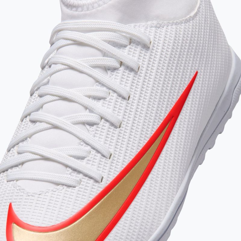 Kinder-Fußballschuhe Nike Jr. Mercurial Superfly 11 Club white/bright crimson/blur 5