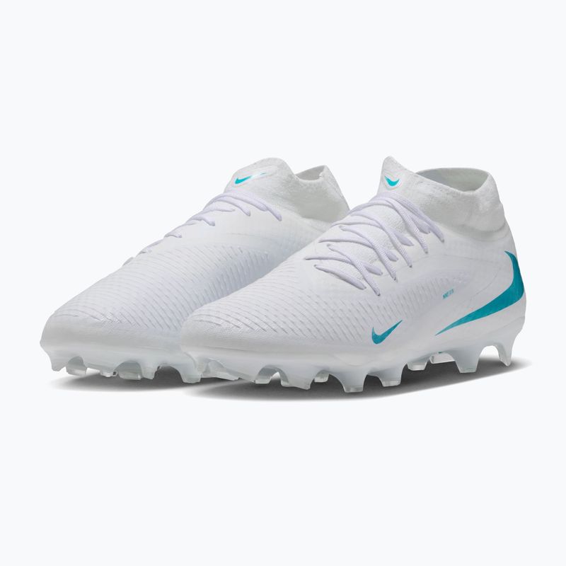 Herren-Fußballschuhe Nike Phantom 6 High Academy FG/MG white/white/dusty cactus 3