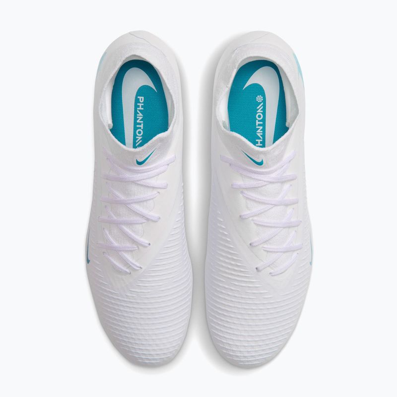 Herren-Fußballschuhe Nike Phantom 6 High Academy FG/MG white/white/dusty cactus 4