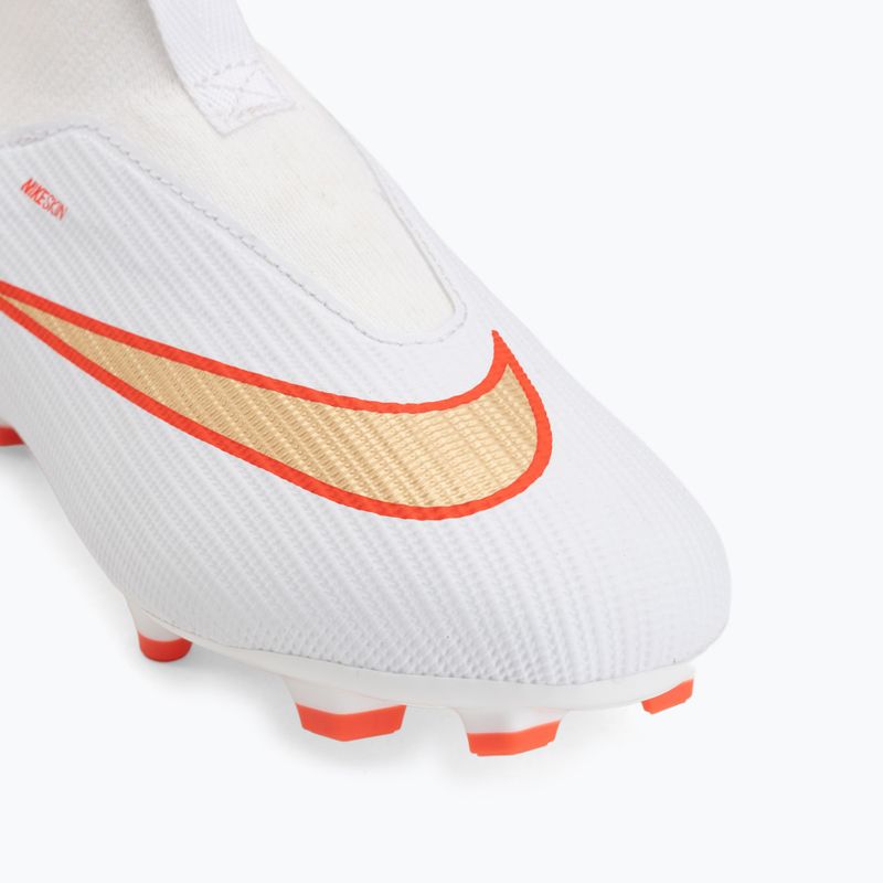 Kinder-Fußballschuhe Nike Jr. Mercurial Superfly 11 Academy white/bright crimson/blur 7