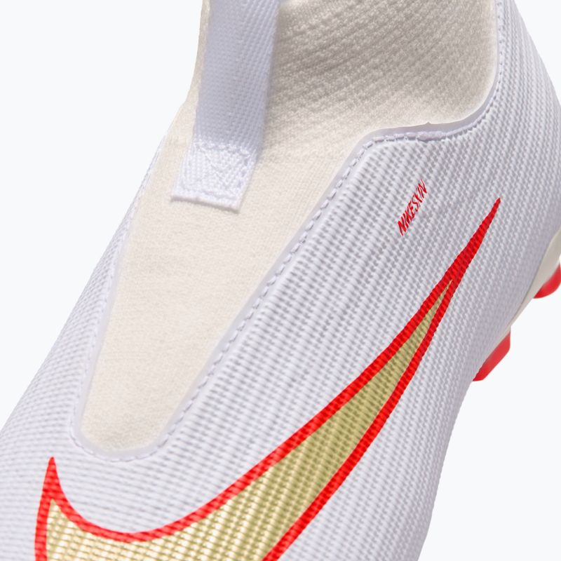 Kinder-Fußballschuhe Nike Jr. Mercurial Superfly 11 Academy white/bright crimson/blur 7