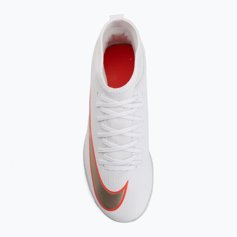 Kinder-Fußballschuhe Nike Jr. Mercurial Superfly 11 Club white/bright crimson/blur 5