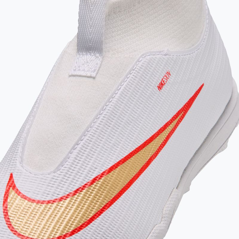 Kinder-Fußballschuhe Nike Jr. Mercurial Superfly 11 Academy white/bright crimson/blur 5