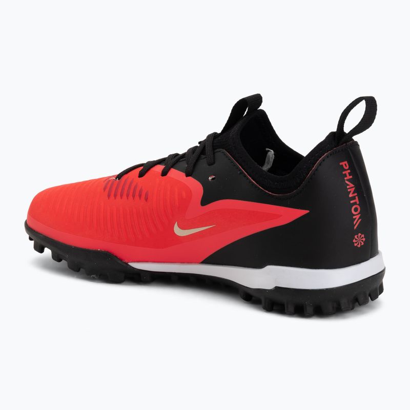 Kinder-Fußballschuhe Nike Jr. Phantom 6 Low Academy Bright Crimson/Bright Crimson/Black 3