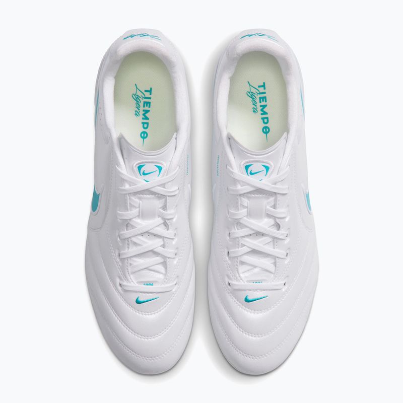 Herren-Fußballschuhe Nike Tiempo Ligera Pro FG white/white/energy 5