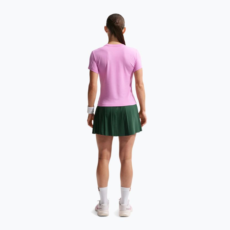 Damen-Tennisshirt Nike Court Heritage light magenta/pink foam 3