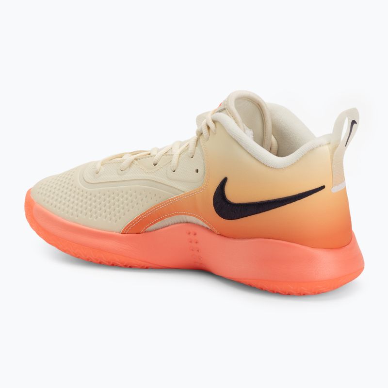 Volleyballschuhe Nike React Hyperset 2 SE coconout milk/cave purple/hot lava 3