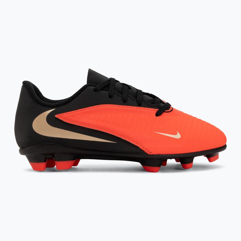 Kinder-Fußballschuhe Nike Jr. Phantom 6 Low Club bright crimson/bright crimson/black 2