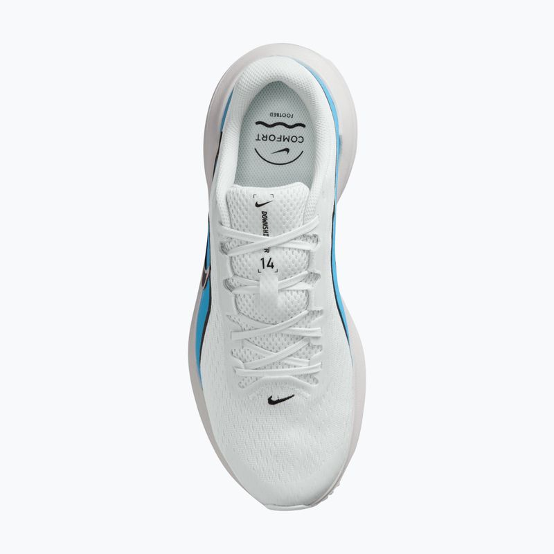 Herren-Laufschuhe Nike Downshifter 14 off white/light current blue/black 4