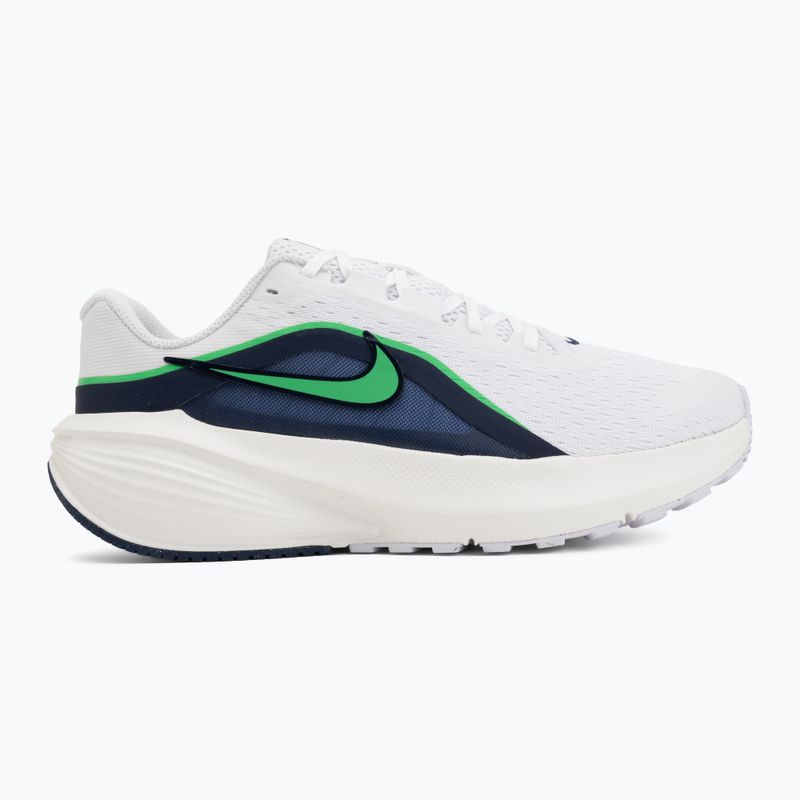 Herren-Laufschuhe Nike Downshifter 14 white/midnight navy/green spark 2