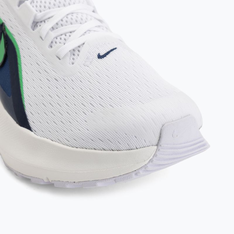 Herren-Laufschuhe Nike Downshifter 14 white/midnight navy/green spark 7