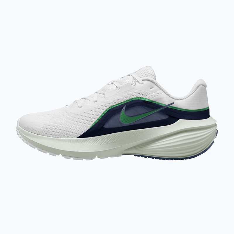 Herren-Laufschuhe Nike Downshifter 14 white/midnight navy/green spark 2