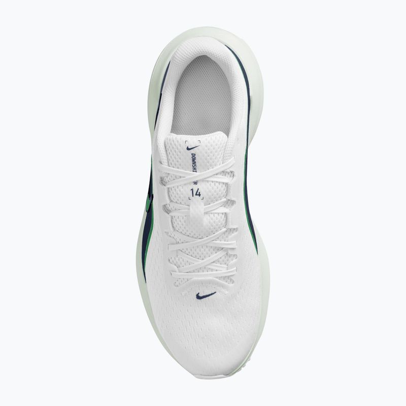 Herren-Laufschuhe Nike Downshifter 14 white/midnight navy/green spark 4