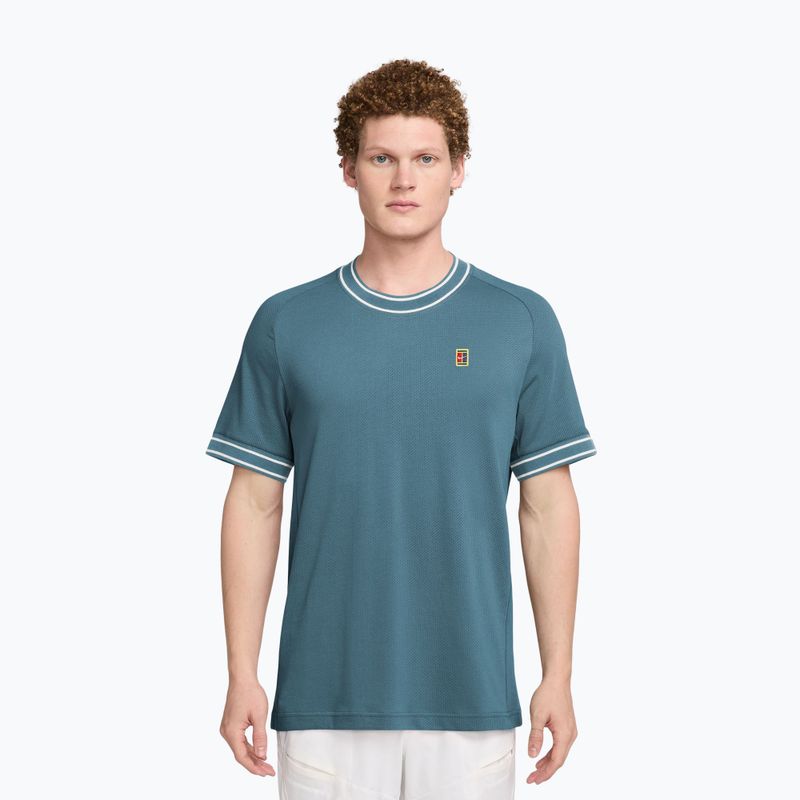 Herren-Tennisshirt Nike Court Heritage smokey blue