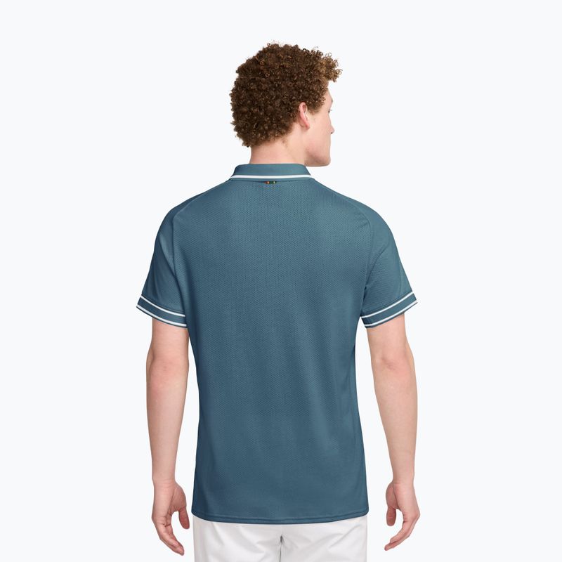 Herren-Tennisshirt Nike Court Heritage smokey blue/smokey blue 2