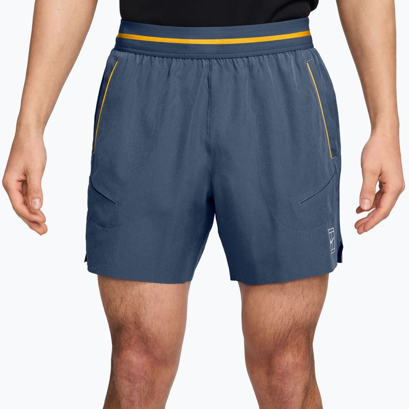 Herren-Tennisshorts Nike Court Dri-Fit Advantage 6" new slate/laser orange/white