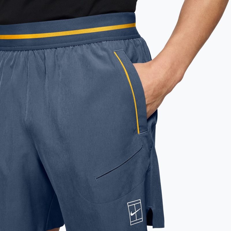 Herren-Tennisshorts Nike Court Dri-Fit Advantage 6" new slate/laser orange/white 4