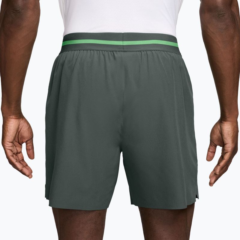 Herren-Tennisshorts Nike Court Dri-Fit Advantage 6" camo green/cucumber calm/cucumber calm 2
