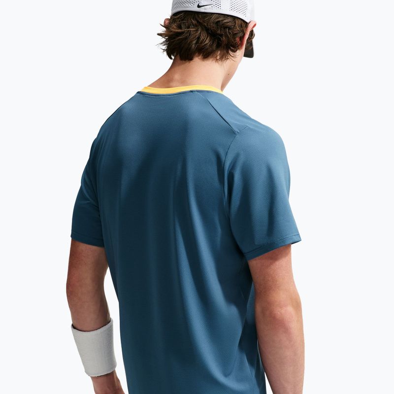 Herren-Shirt Nike Court Dri-Fit Advantage new slate/laser orange/white 5