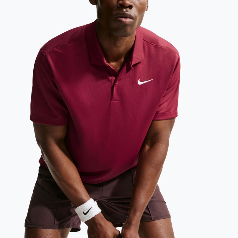 Herren-Tennisshirt Nike Court Dri-FIT Team Red/White 4