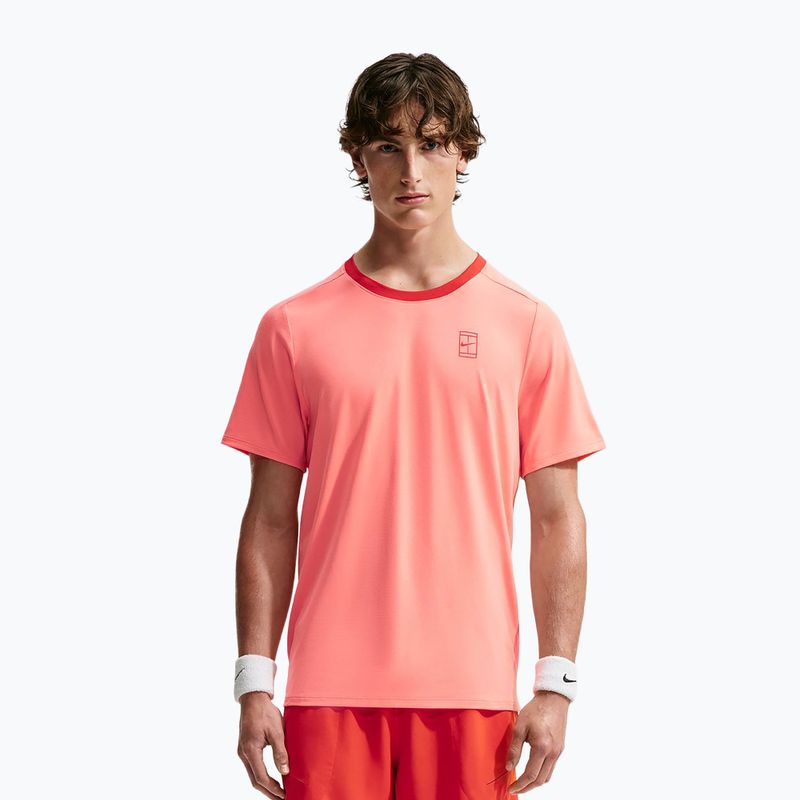 Herren-Shirt Nike Court Dri-Fit Advantage atomic pink/picante red/picante red