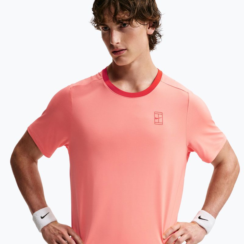 Herren-Shirt Nike Court Dri-Fit Advantage atomic pink/picante red/picante red 4