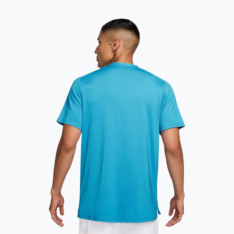 Herren-Shirt Nike Court Dri-Fit Advantage baltic blue/black 2