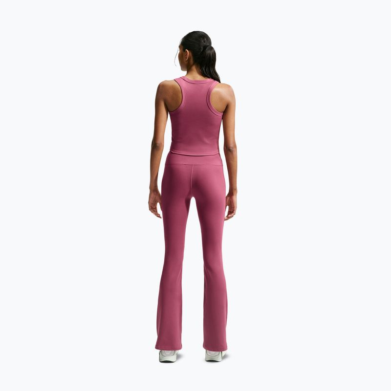 Damen-Trainingsleggings Nike One pink smoke/white 2