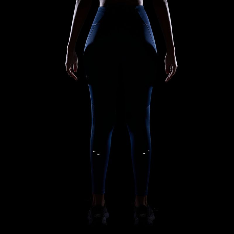 Damenleggings Nike Tempo Swoosh Run old royal/pink rise 4