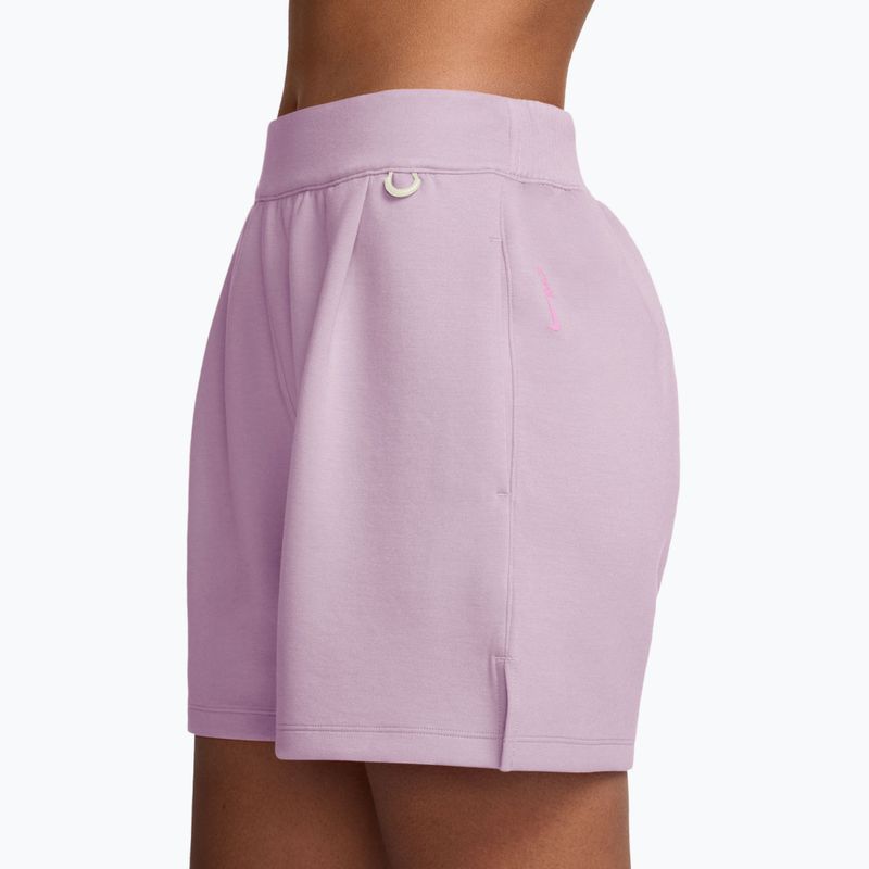 Damen Trainingsshorts Nike 24.7 ImpossiblySoft bleached lilac/platinum violet 3