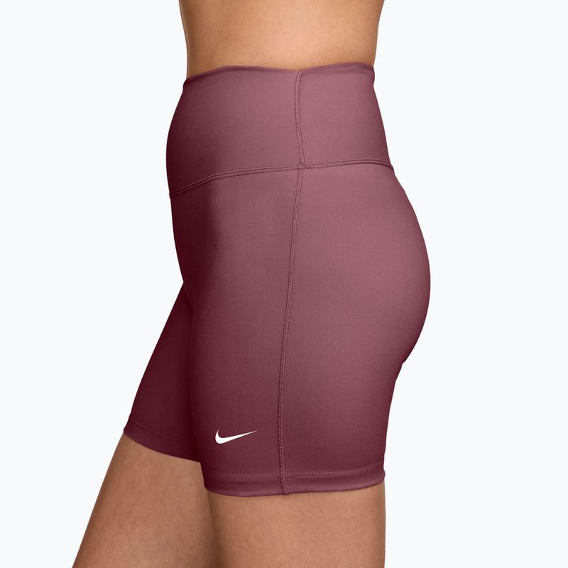 Damen Trainingsshorts Nike One pink smoke/white 2