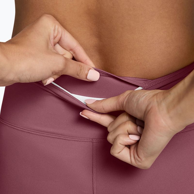 Damen Trainingsshorts Nike One pink smoke/white 4