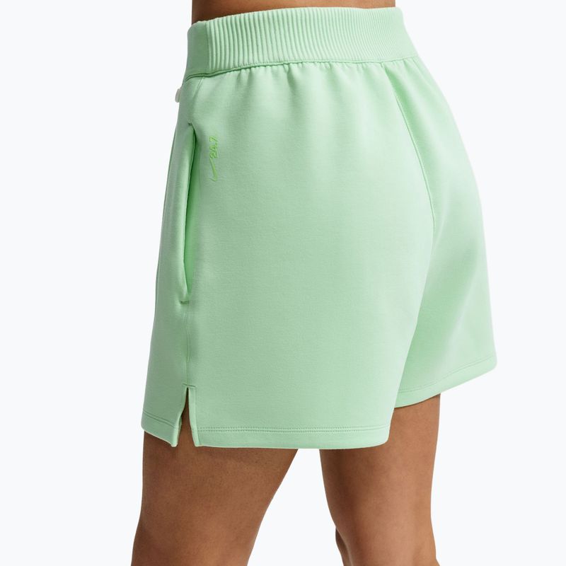 Damen Trainingsshorts Nike 24.7 ImpossiblySoft cucumber calm/illusion green 5
