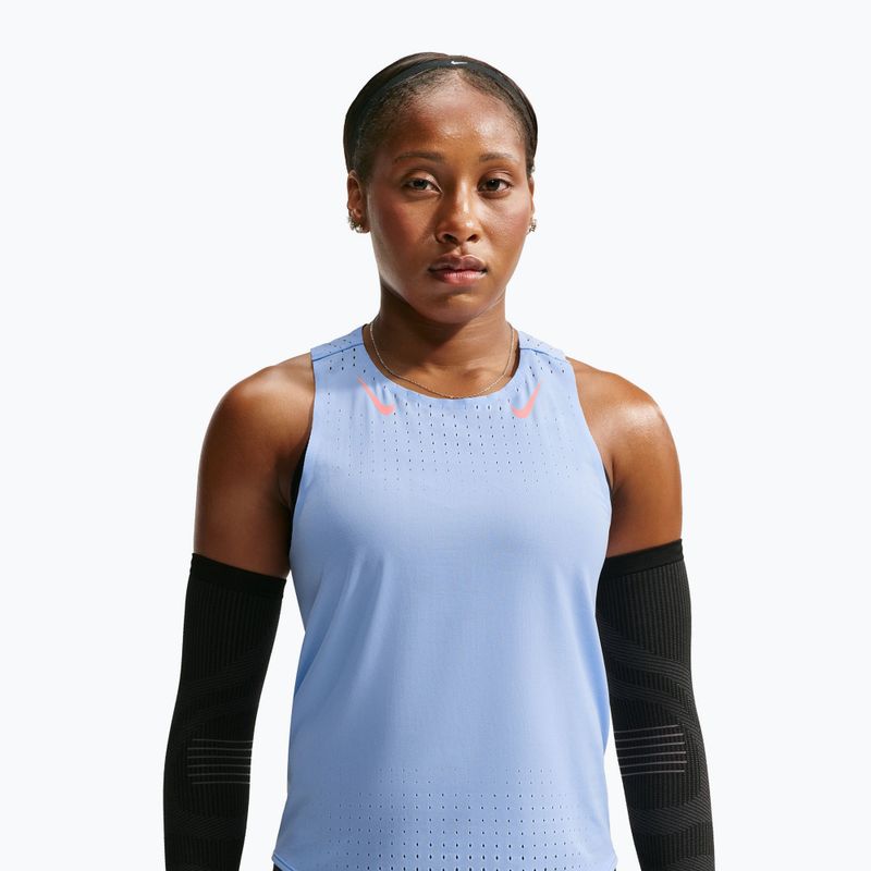 Damen-Laufshirt Nike AeroSwift aluminum/atomic pink 4