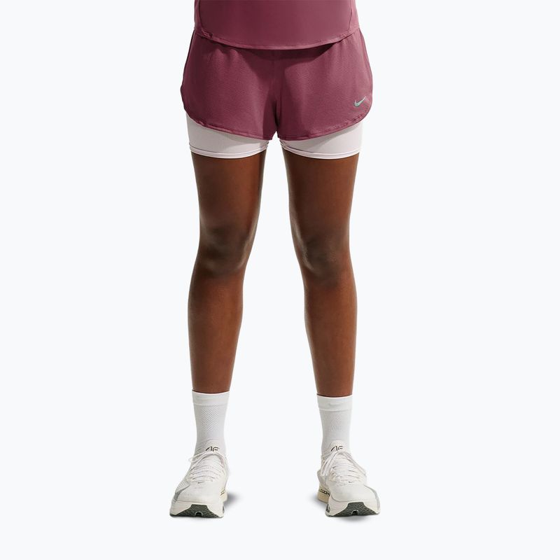 Damen-Laufshorts Nike Flow pink smoke