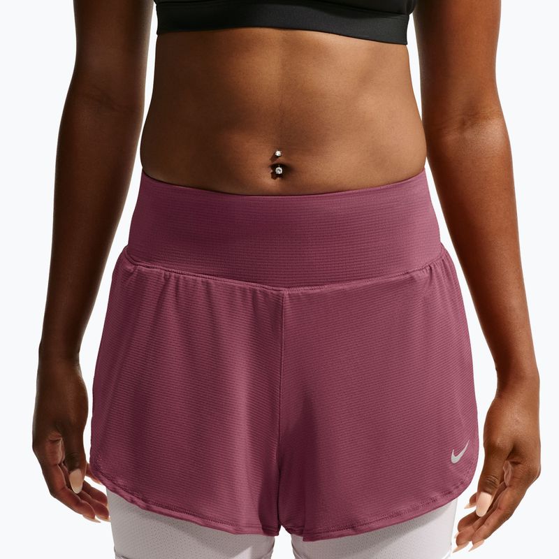 Damen-Laufshorts Nike Flow pink smoke 4