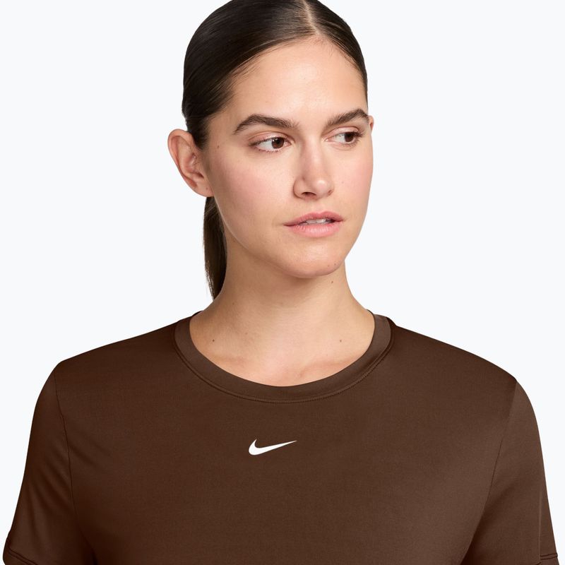 Damen-T-Shirt Nike One Classic Dri-Fit SS cacao wow/white 3