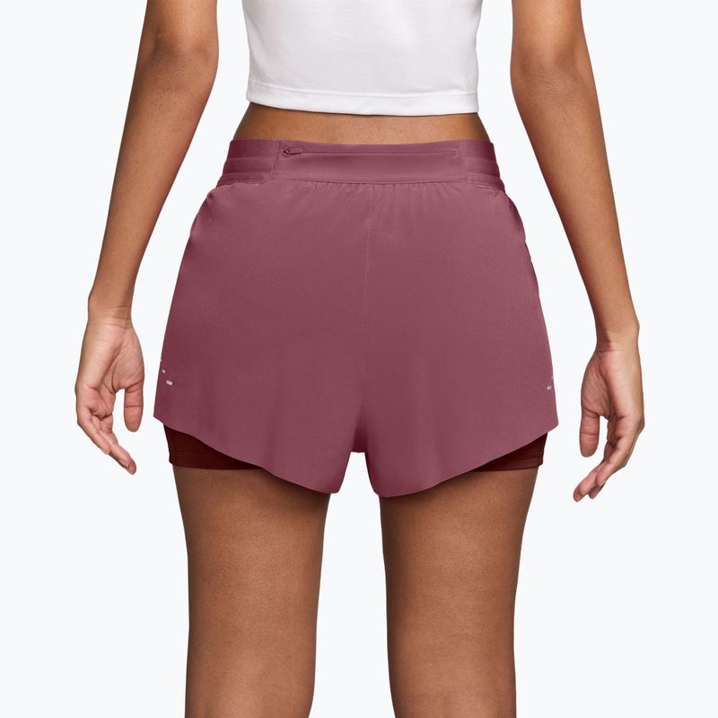 Damen-Laufshorts Nike Swift Mid-Rise 2in1 pink smoke/mystic dates 2
