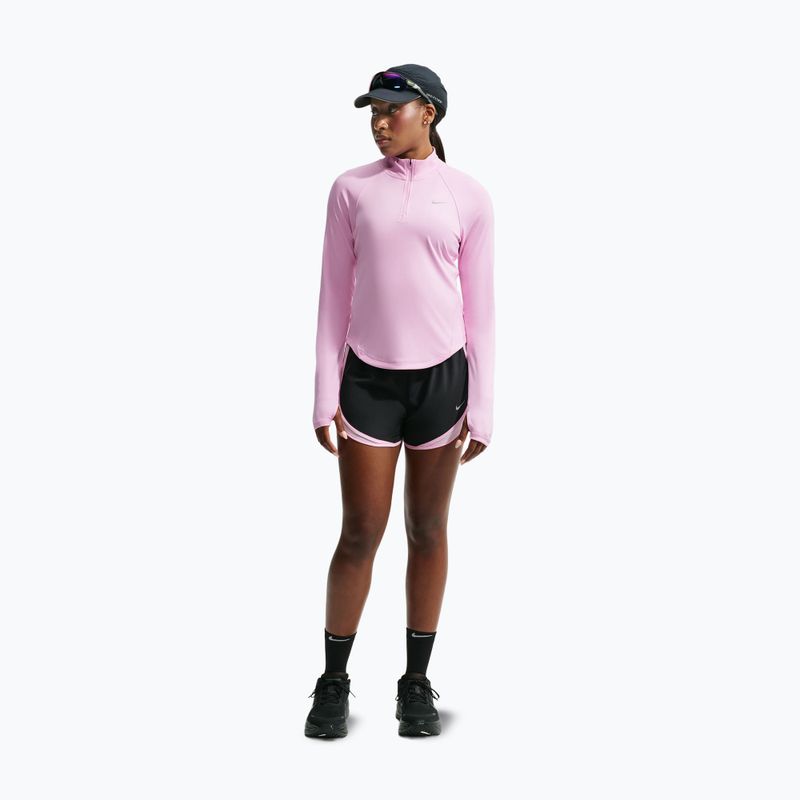 Laufpullover für Damen Nike Tempo Dri-Fit 1/4 Zip pink rise 2