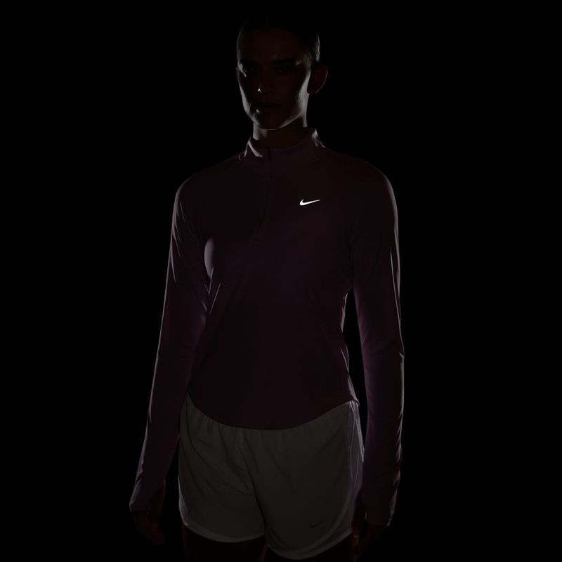 Laufpullover für Damen Nike Tempo Dri-Fit 1/4 Zip pink rise 7