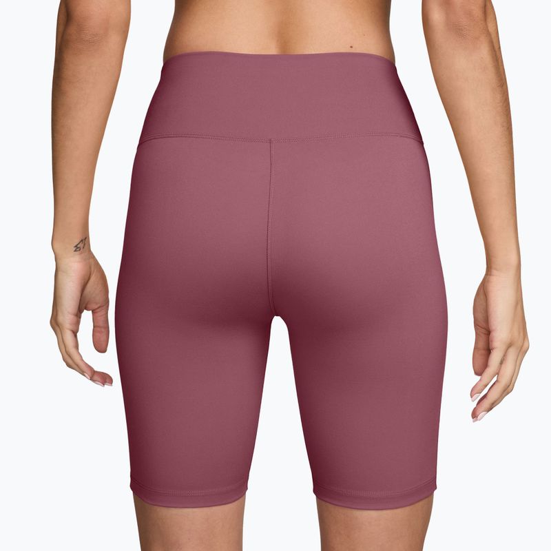 Damen Trainingsshorts Nike One Pink Smoke/White 2