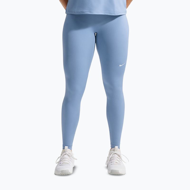 Damenleggings Nike Pro work blue/white 7