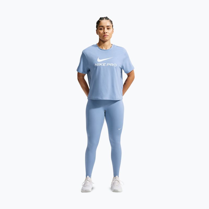 Damenleggings Nike Pro work blue/white 2