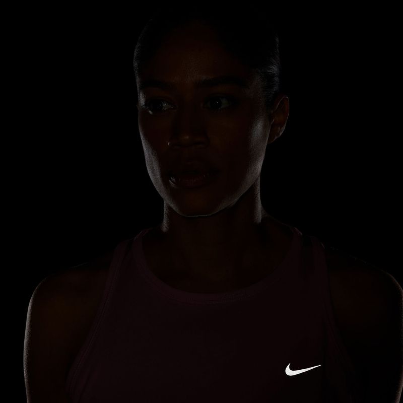 Damen-Laufshirt Nike Tempo Dri-Fit Tank Top pink smoke 7