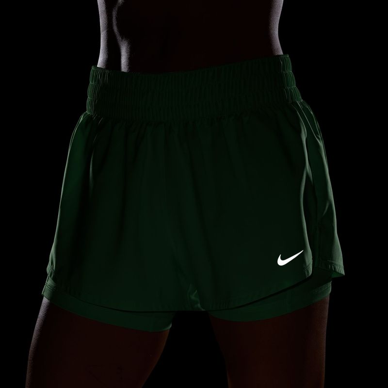Damen Trainingsshorts Nike One cucumber calm/white 5