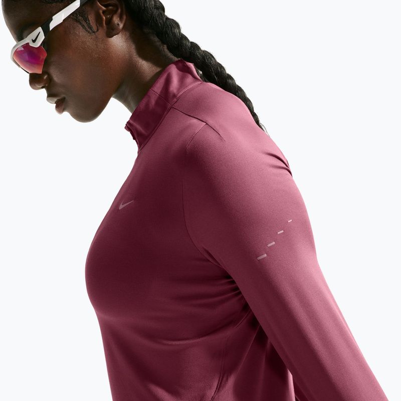 Laufpullover für Damen Nike Swift Dri-FIT UV 1/4-Zip pink smoke 5