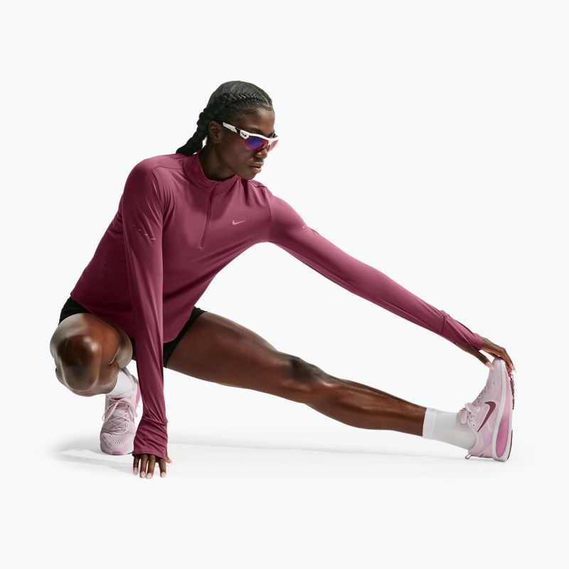 Laufpullover für Damen Nike Swift Dri-FIT UV 1/4-Zip pink smoke 6