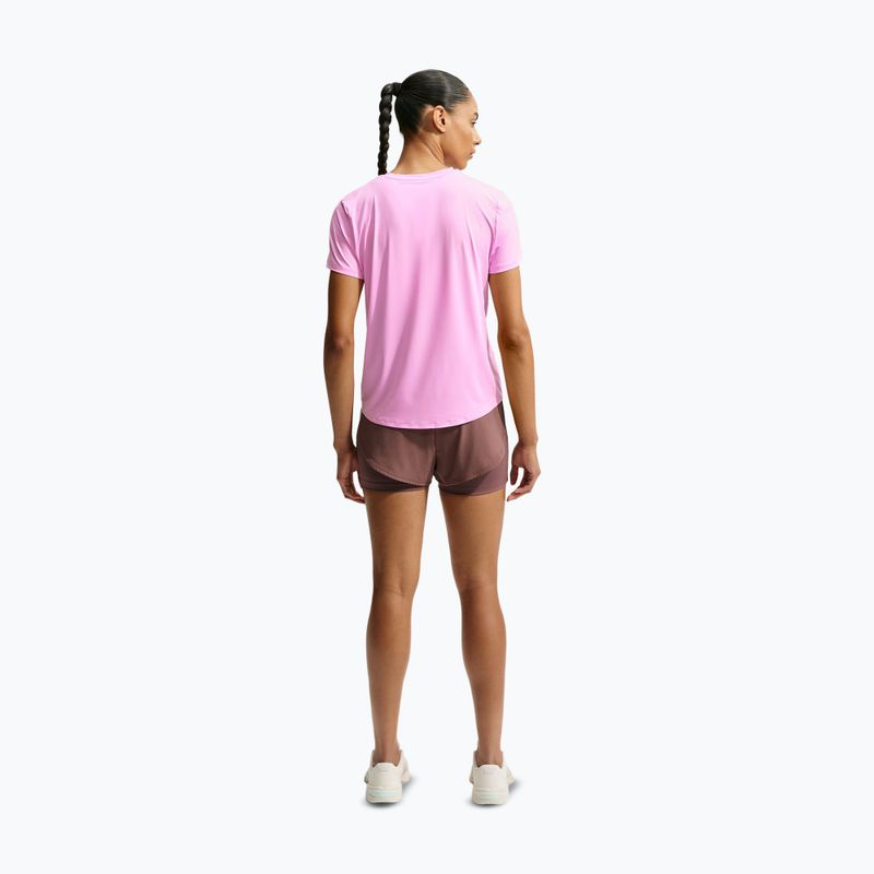 Damen-Trainingsshirt Nike One Classic pink rise/white 3