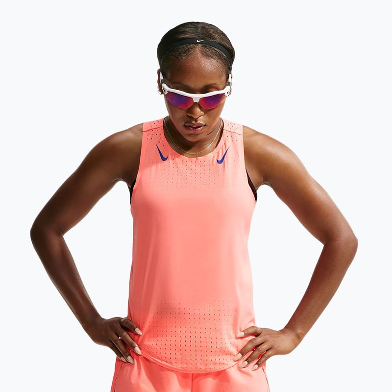 Damen-Laufshirt Nike AeroSwift atomic pink/old royal